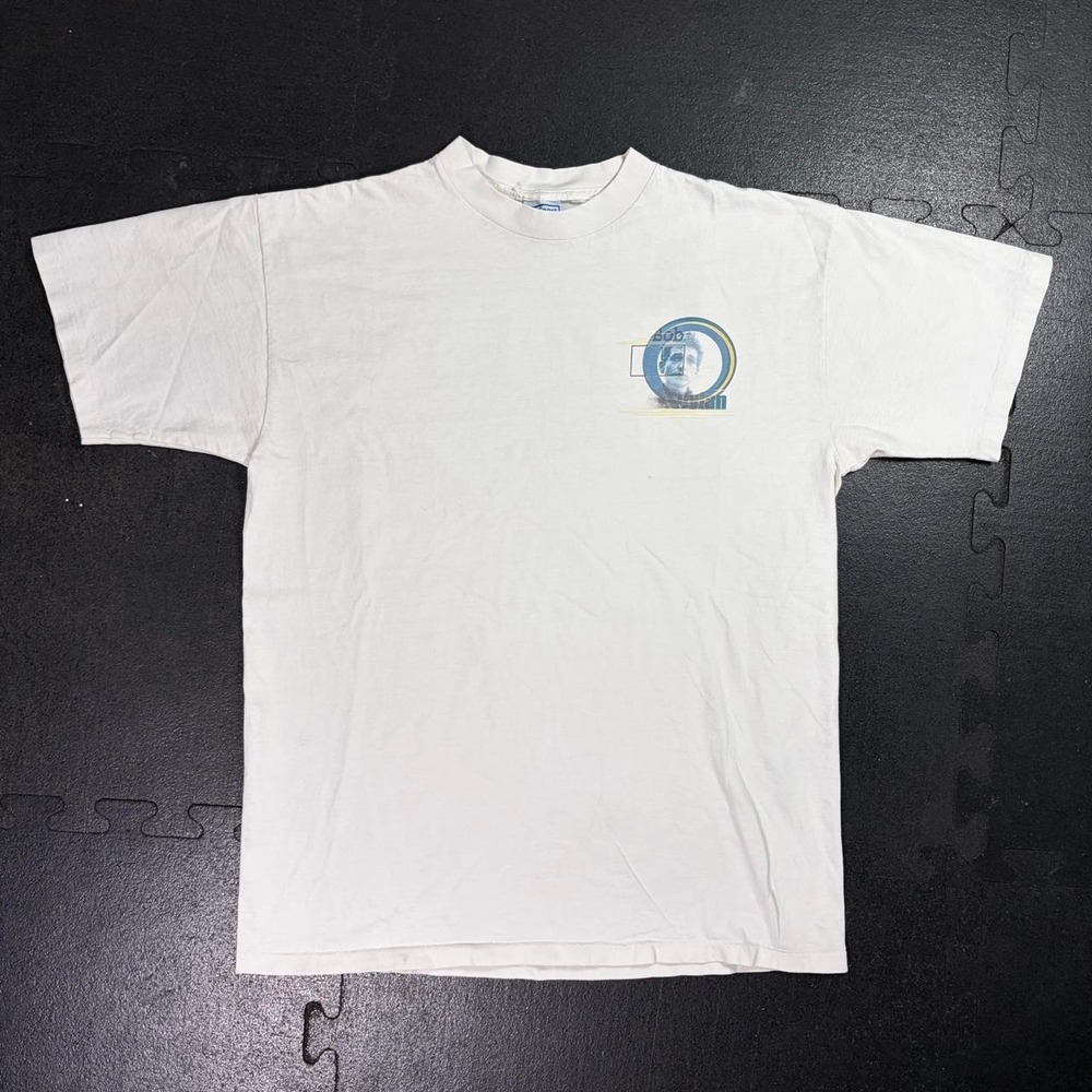 Vintage 1999 Bob Dylan All Sport White T Shirt Mens XL Made In USA 90s Tour Tee